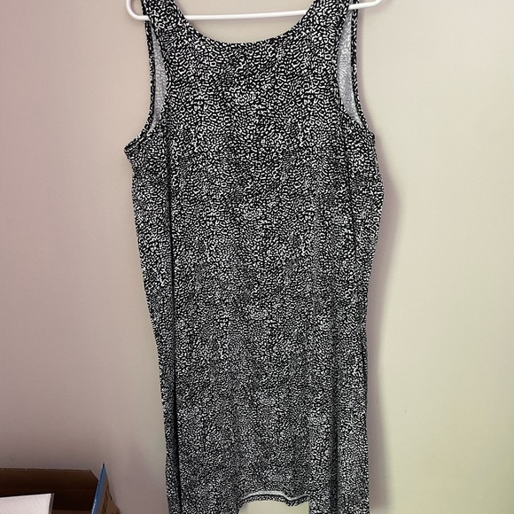 Swimsuits For All Black and White Sheath Midi Coverup Dress - Picture 7 of 8